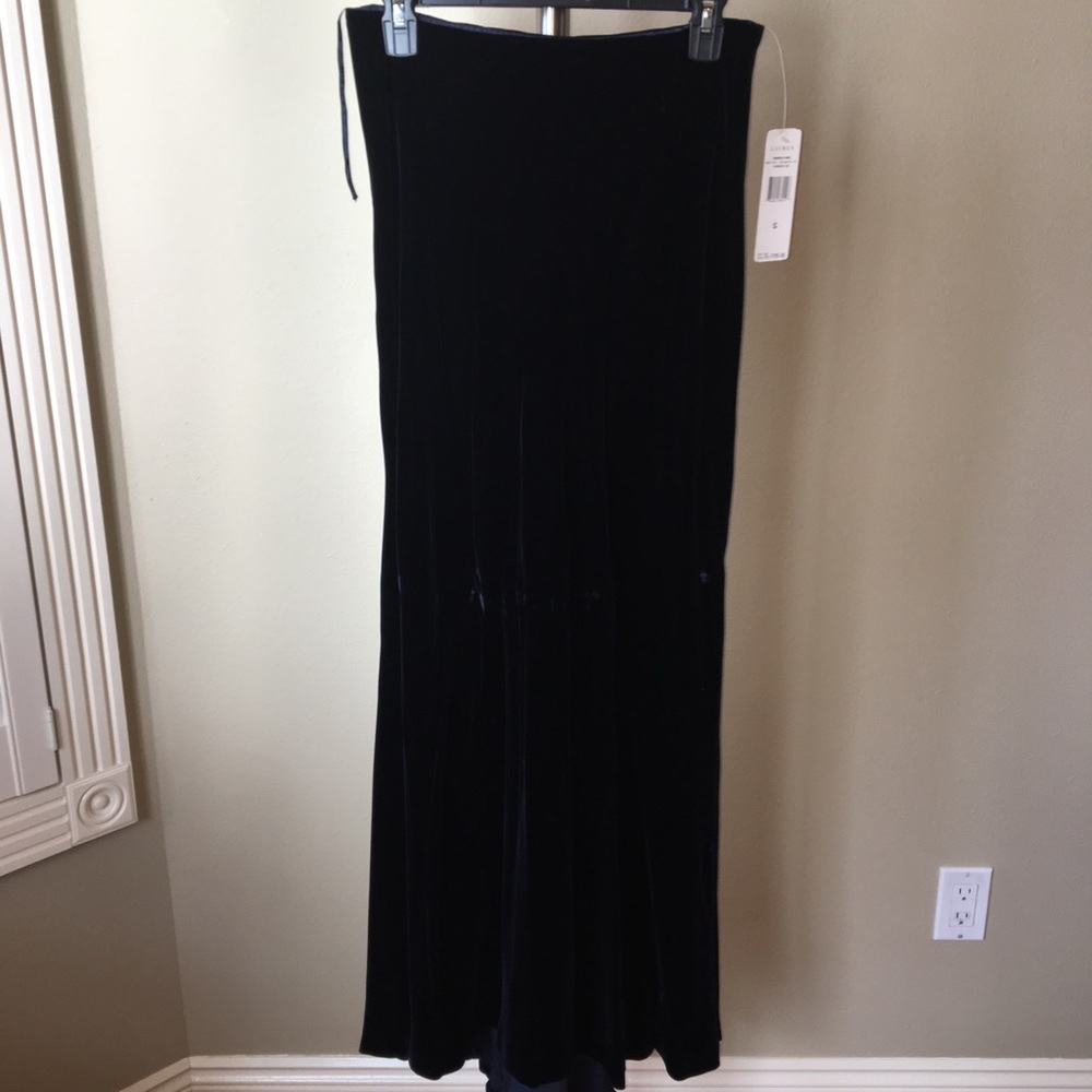 Ralph Lauren Velvet floor length skirt
